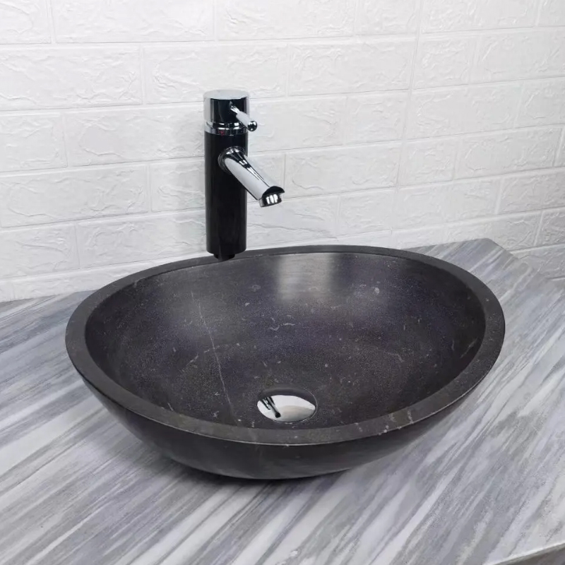 Small Oval Vessel Sink matte