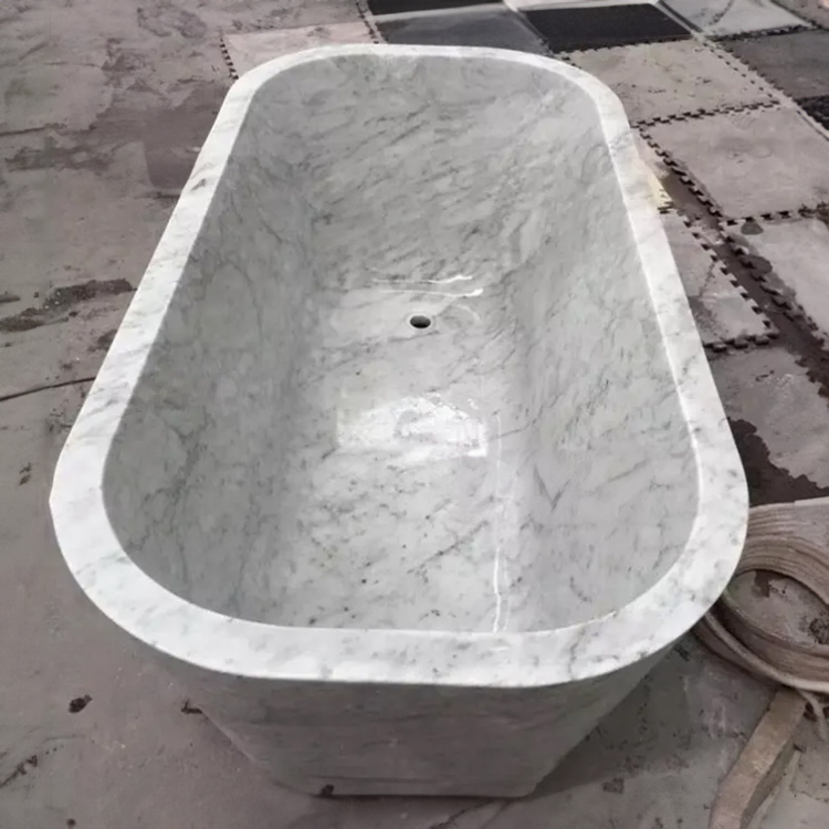 White Square Free Standing Tub