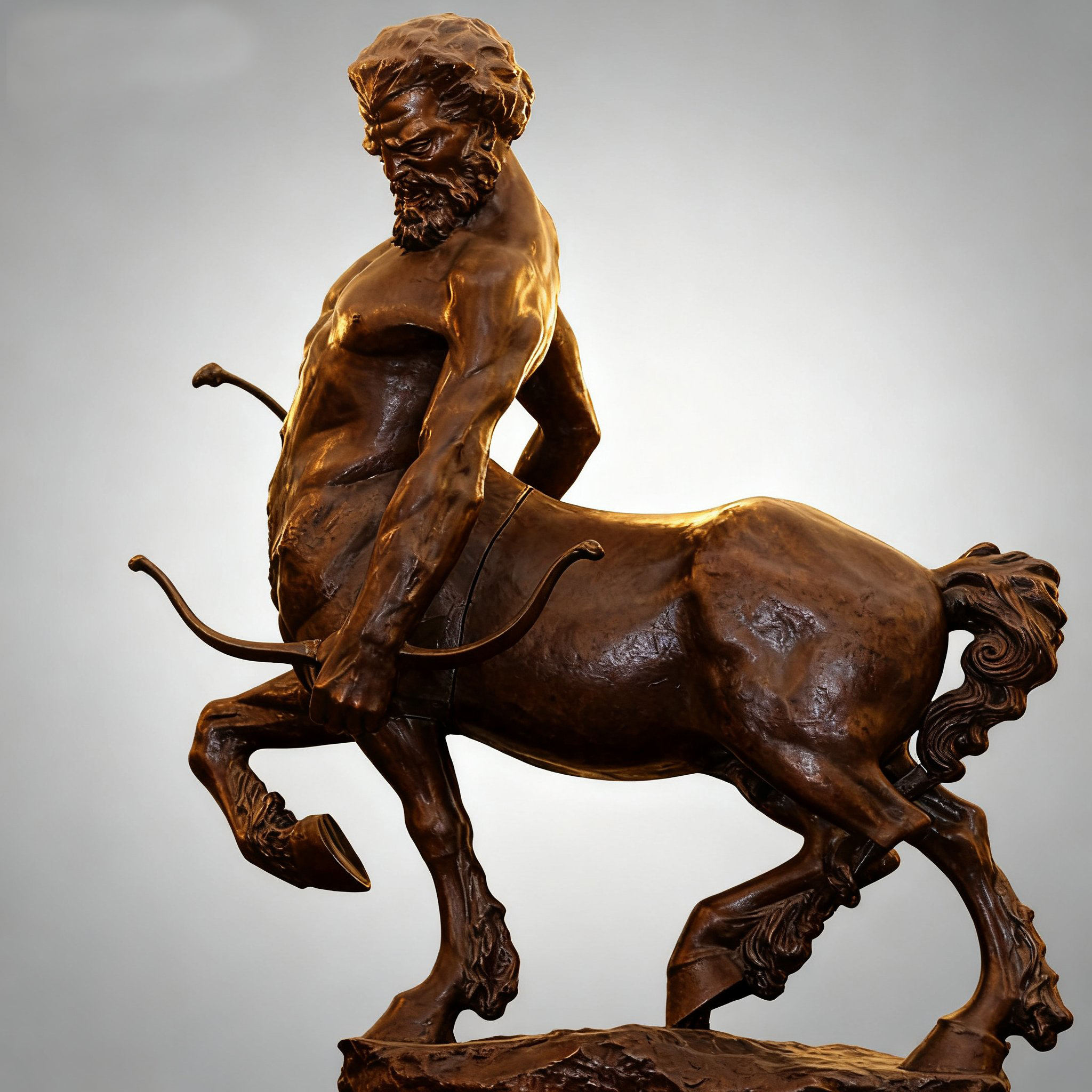 Bronze Centaur Statue half horse half man