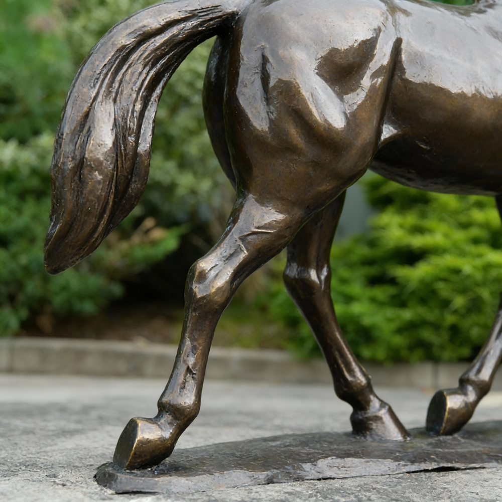 Detail of Walking Horse Sculpture legs