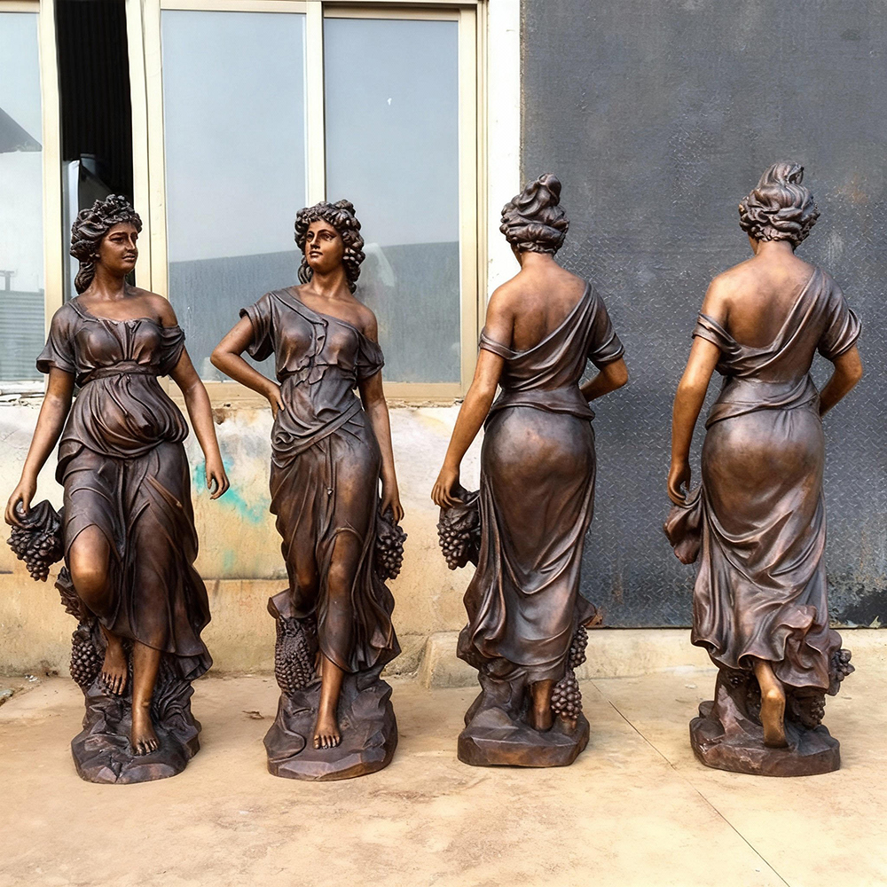 Four Seasons Statues Garden bronze