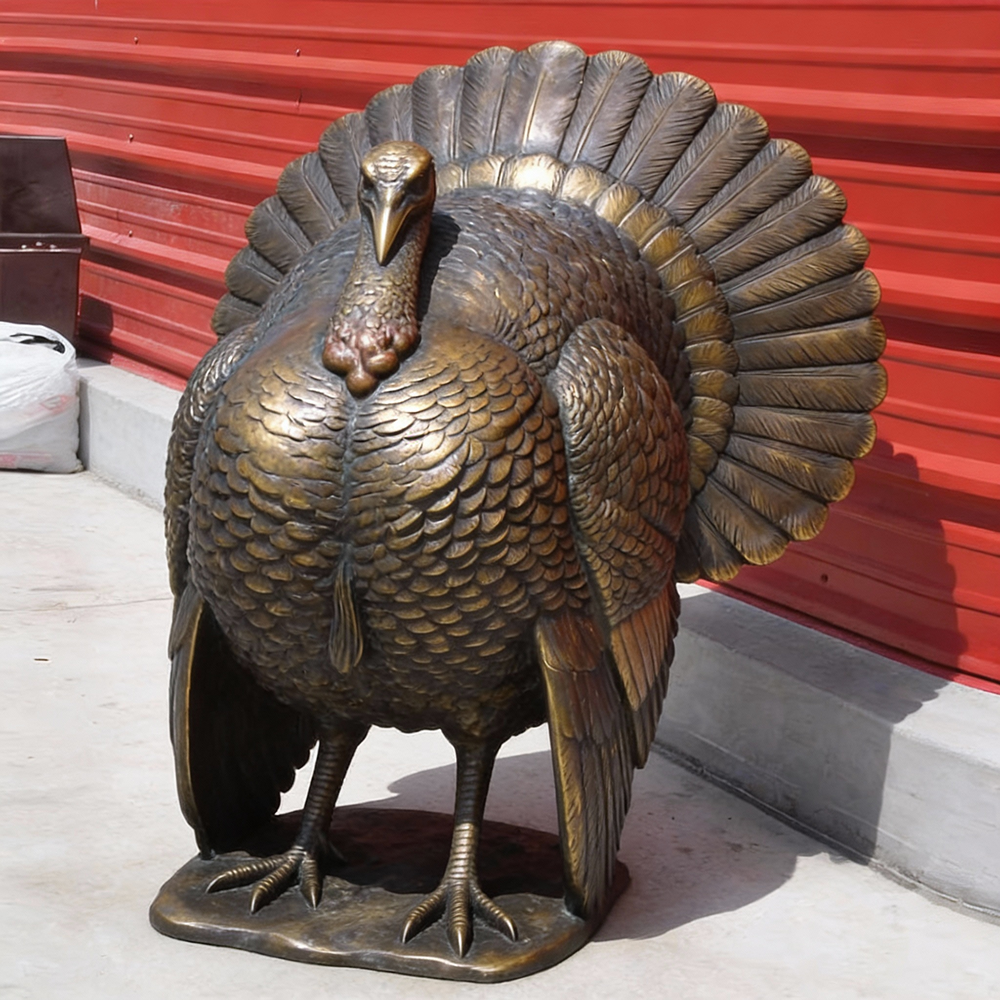 Large Turkey bronze Statue outdoor
