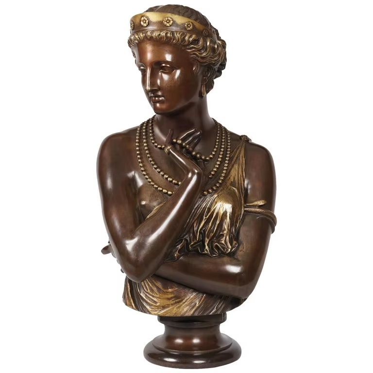 bronze Helen of Sparta Statue