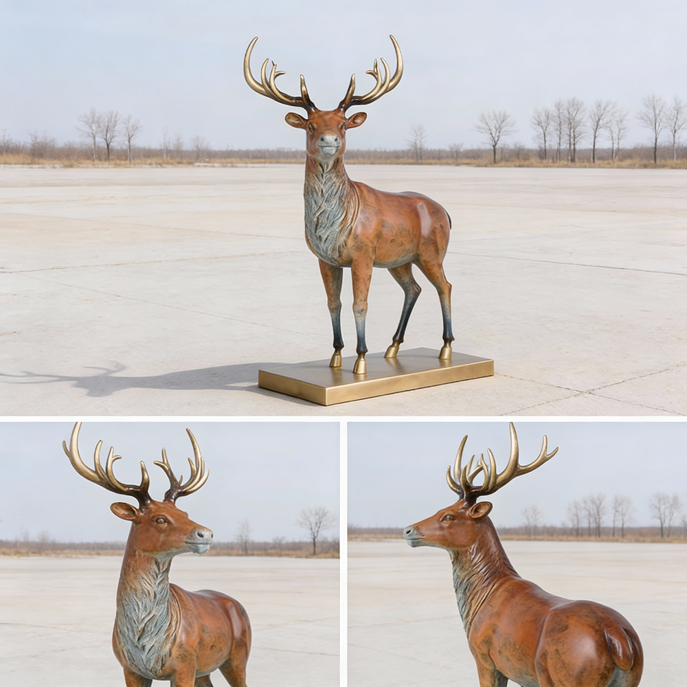 bronze Large Deer Décor outdoor