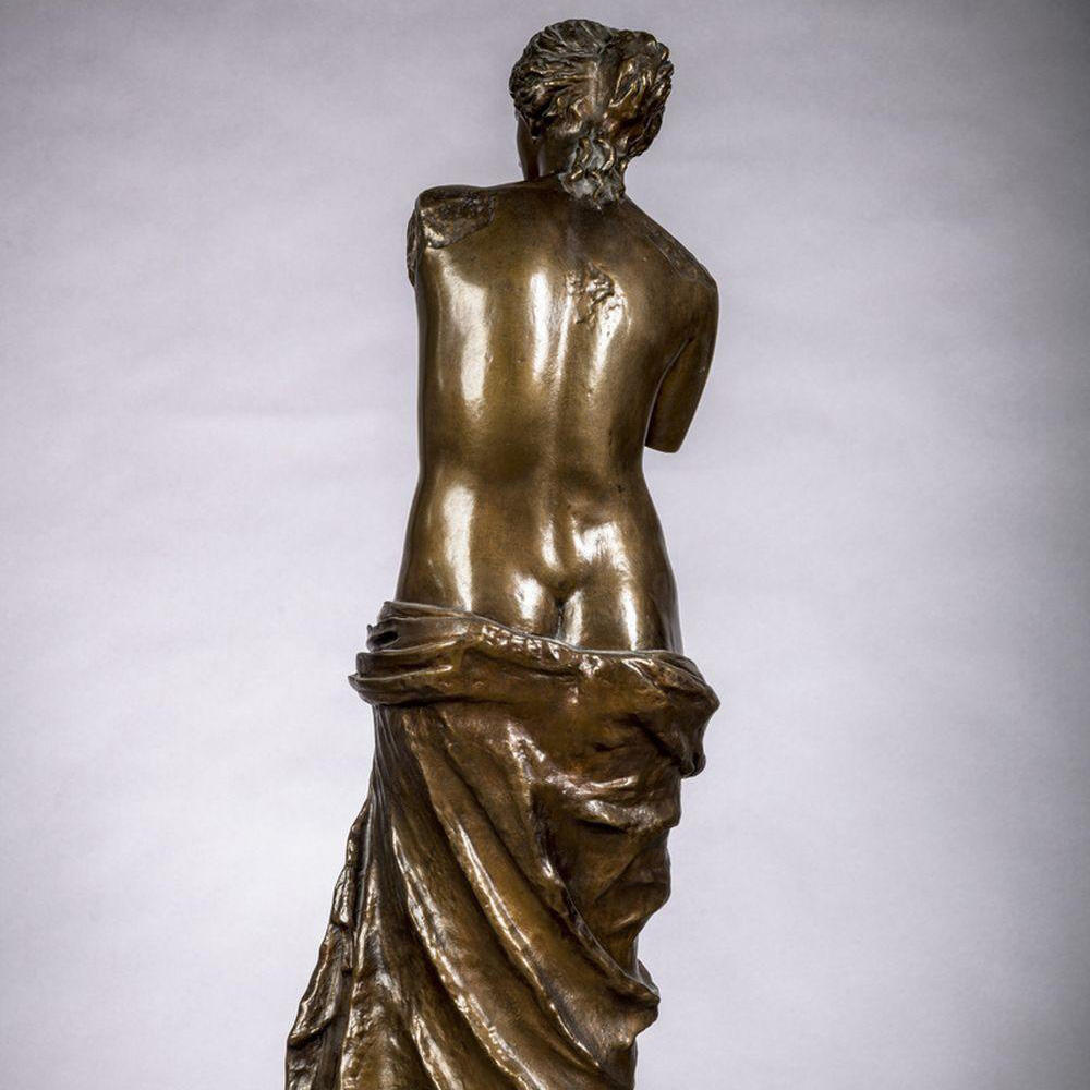 bronze Venus De Milo Statue Replica back view