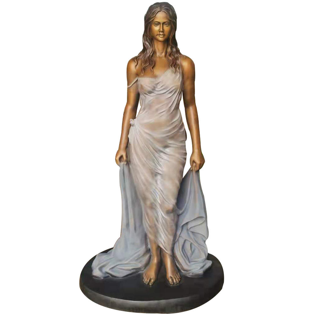 front view Elegant Lady Sculpture statue