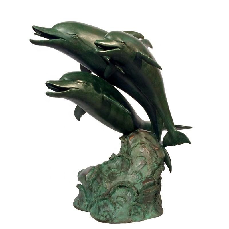 large bronze Bronze Dolphin Sculpture for Sale