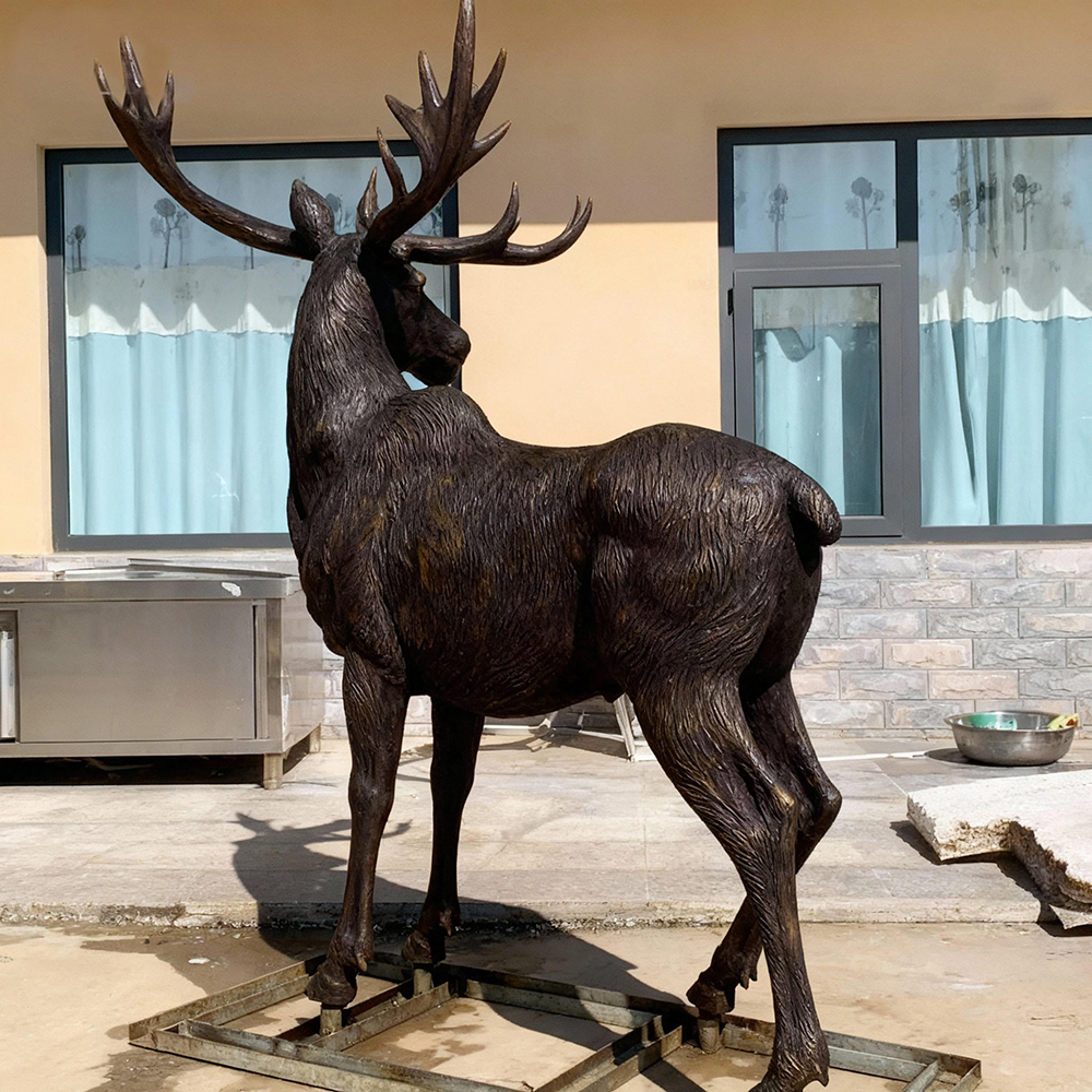 Moose Garden Ornament