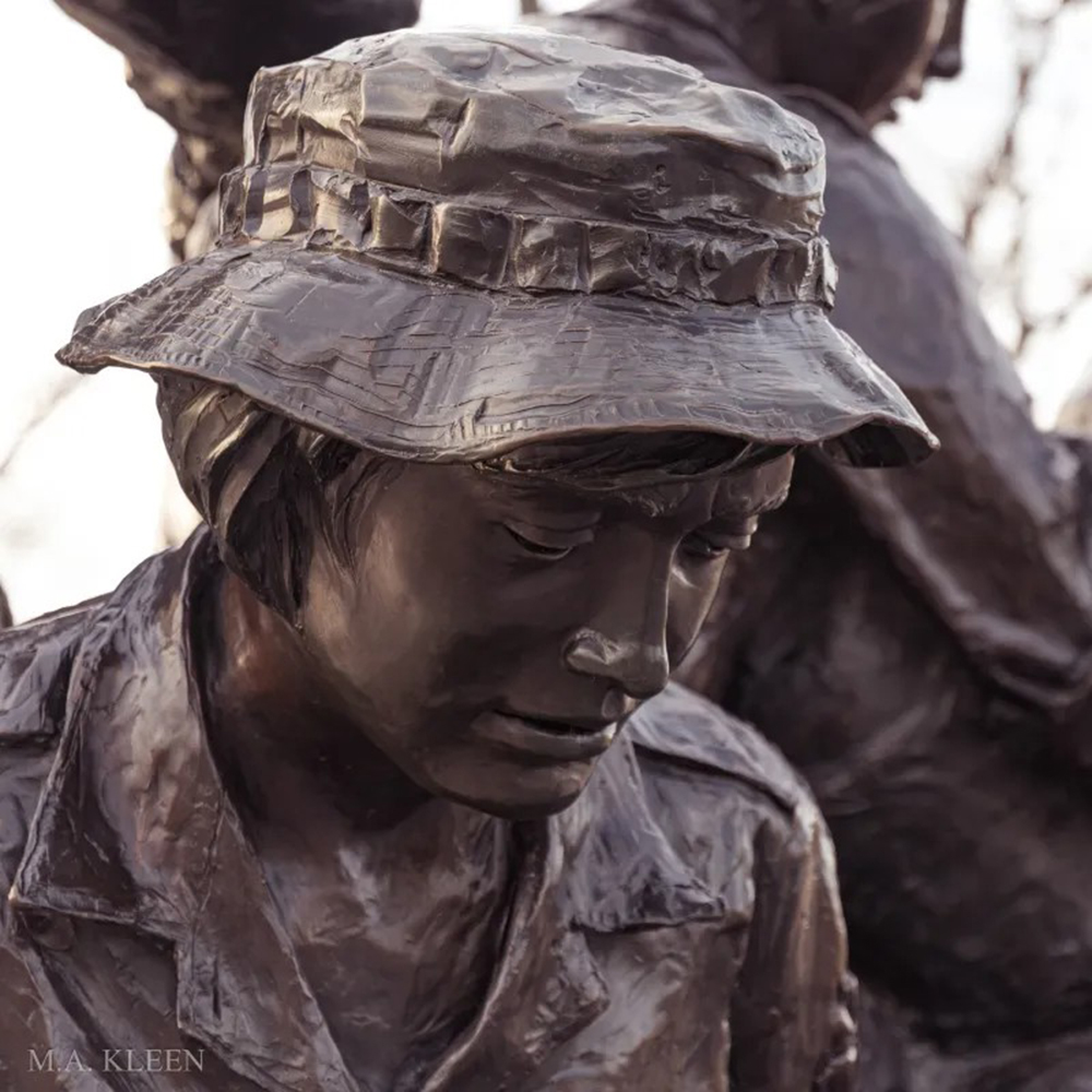 10-(8) Vietnam Women’s Memorial close-up view