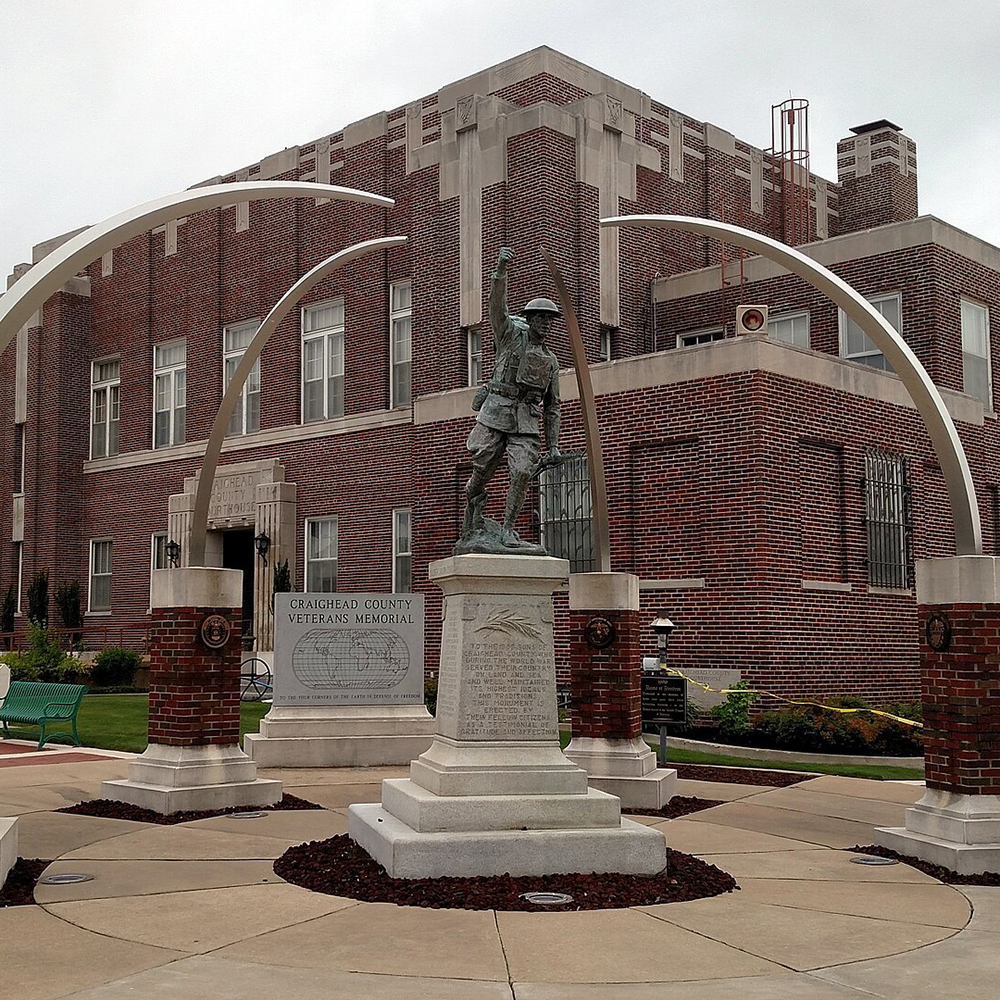4 (4) Doughboy statue military statues plaza