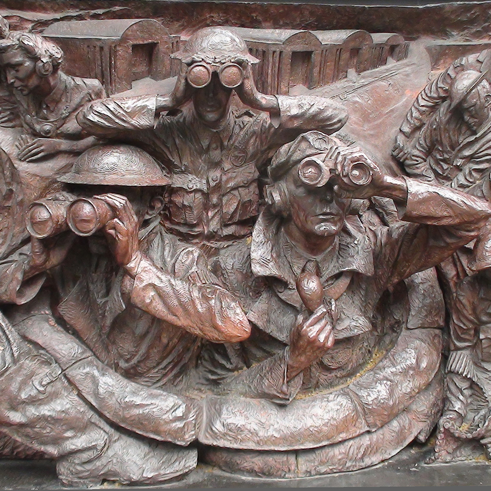 6 (5) Battle of Britain military statues soldiers