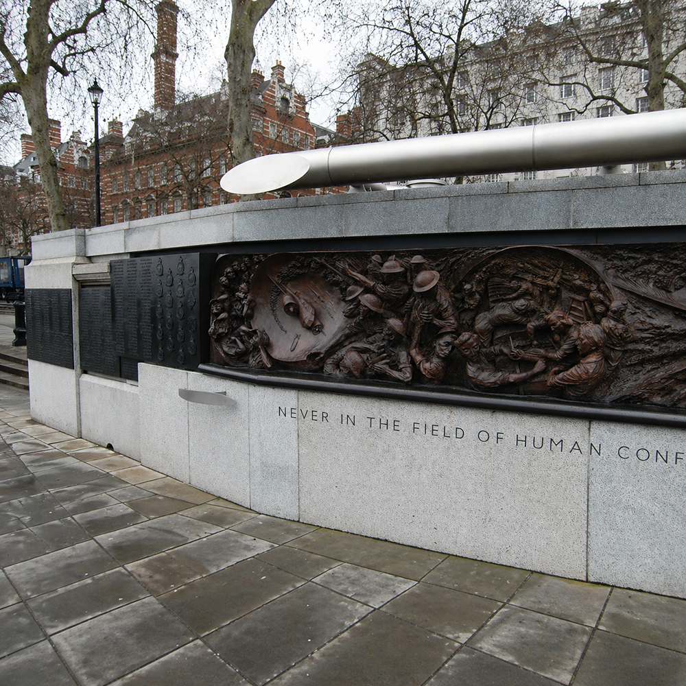 6 (7) Battle of Britain monument relief scene