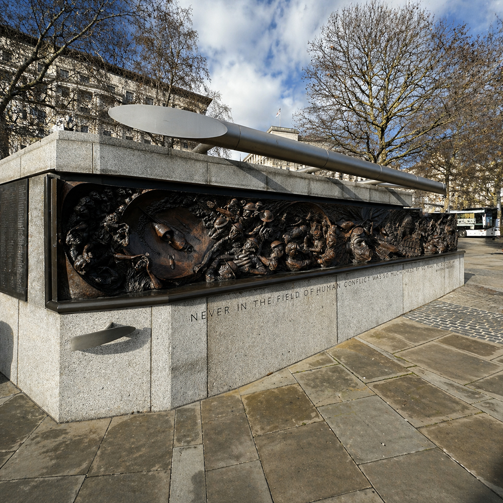 6 (8) Battle of Britain military statues memorial