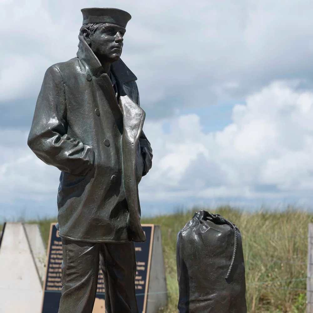 8-(1) Lone Sailor statue coastal memorial