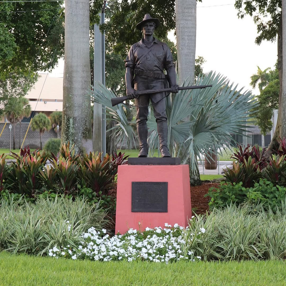 9 (6) bronze The Hiker statue