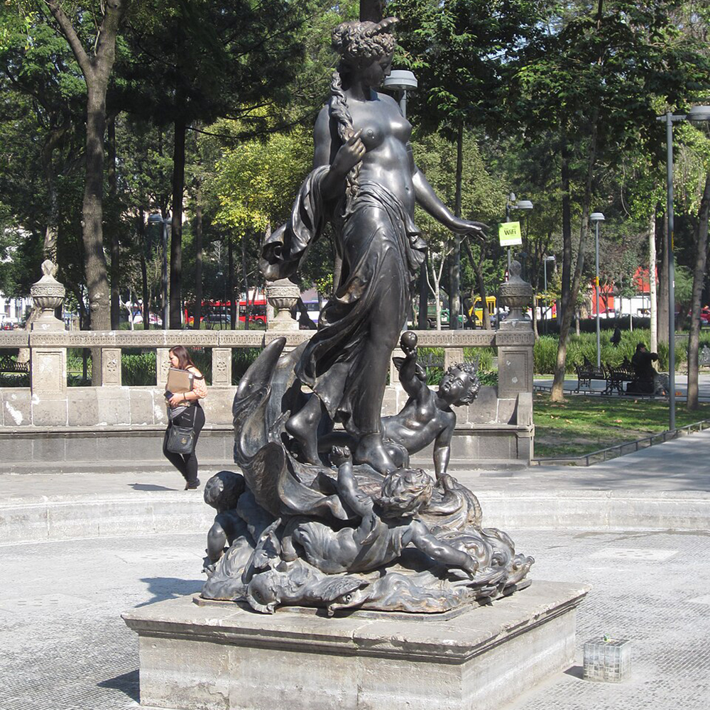 Aphrodite Water Fountain with cherubs
