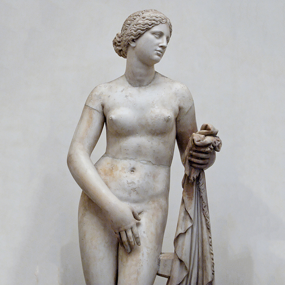 Aphrodite of Knidos marble upper body