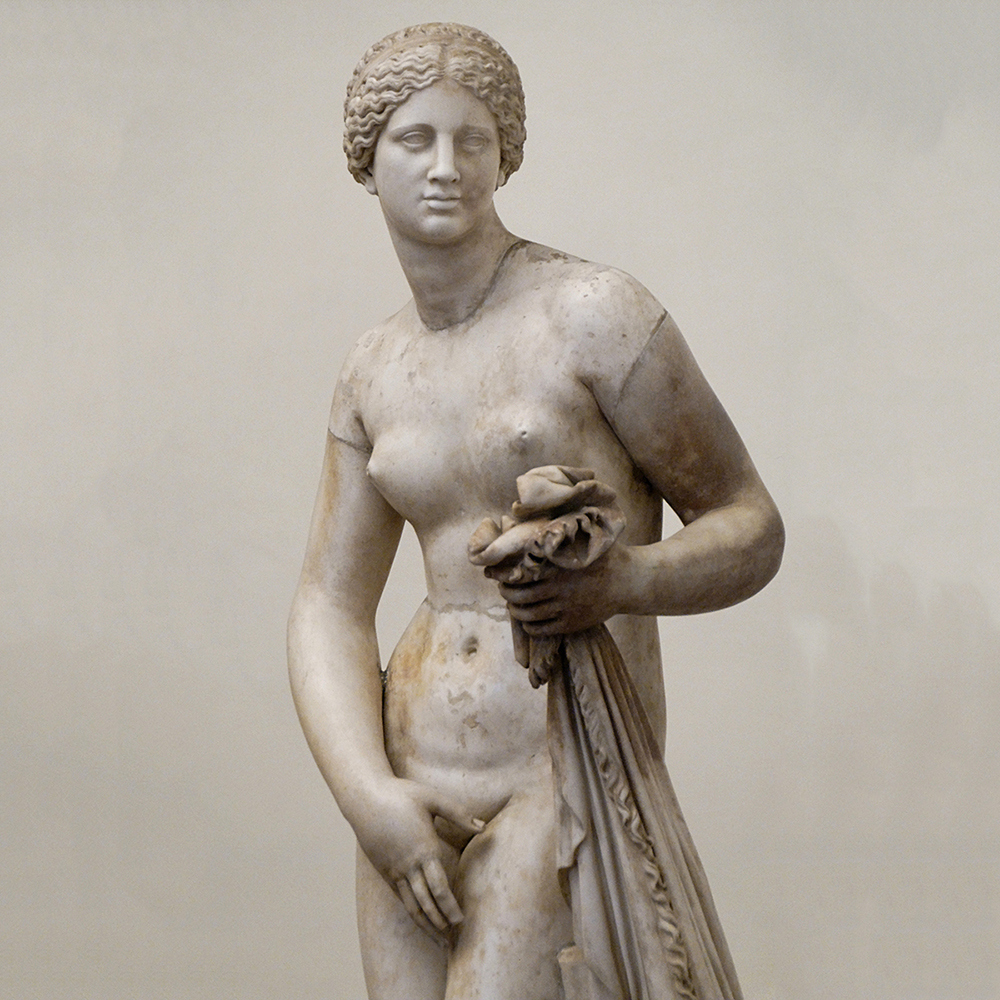 Greek Goddess Aphrodite of Knidos marble statue