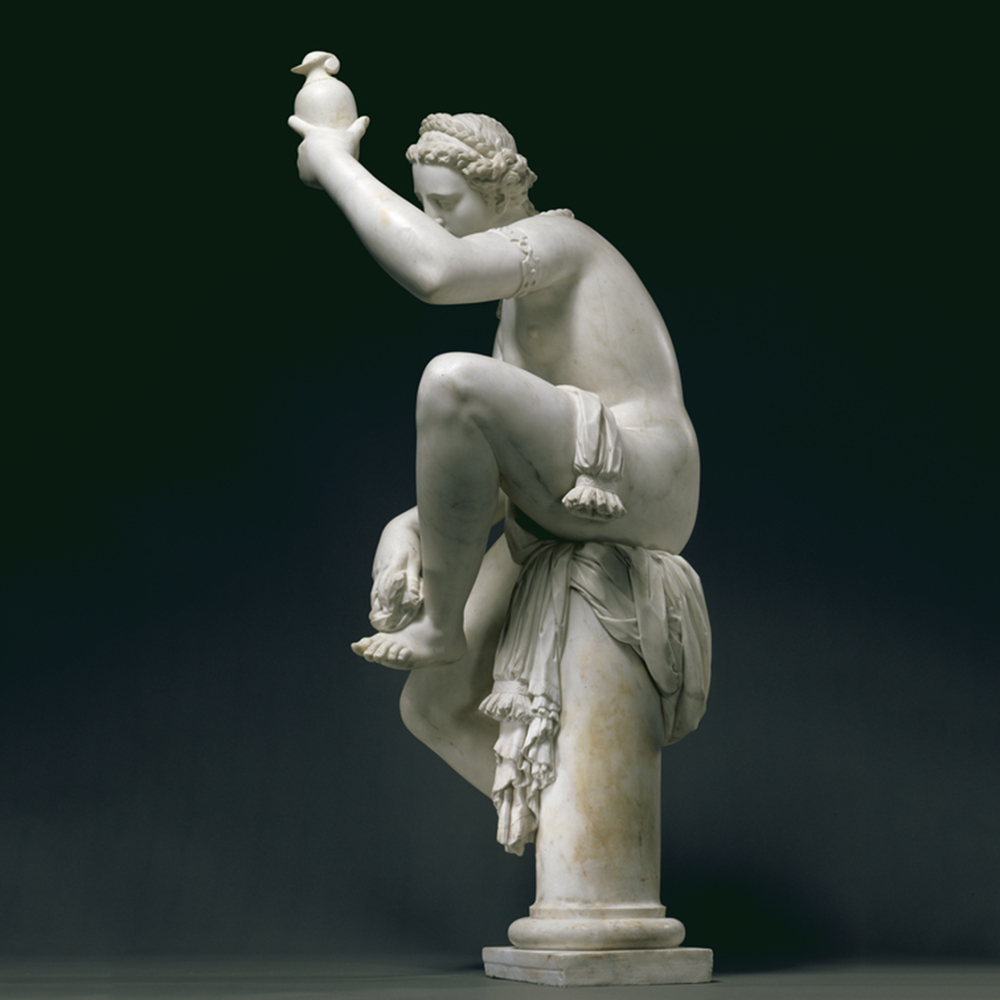 Bathing Venus marble washing foot