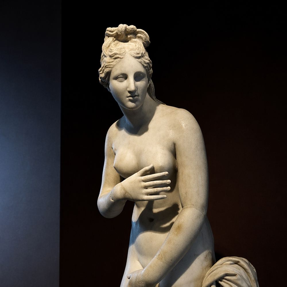 Capitoline Venus marble upper body