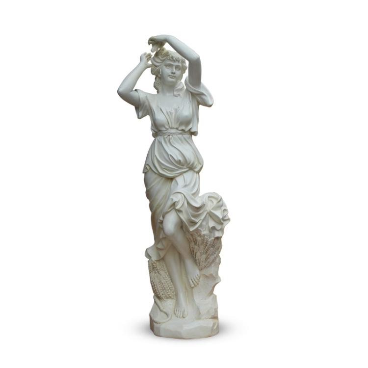 Four Seasons Goddess Statue fiberglass with wheat