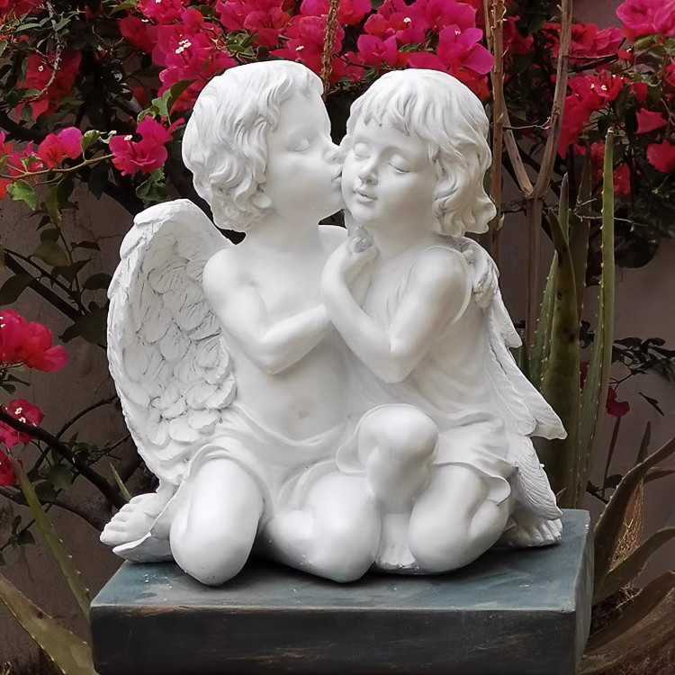 Kissing Cherub garden Statues for Sale