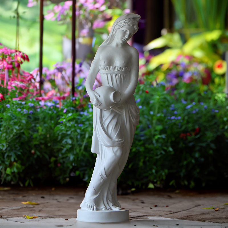 Large Lady Garden Statue pouring
