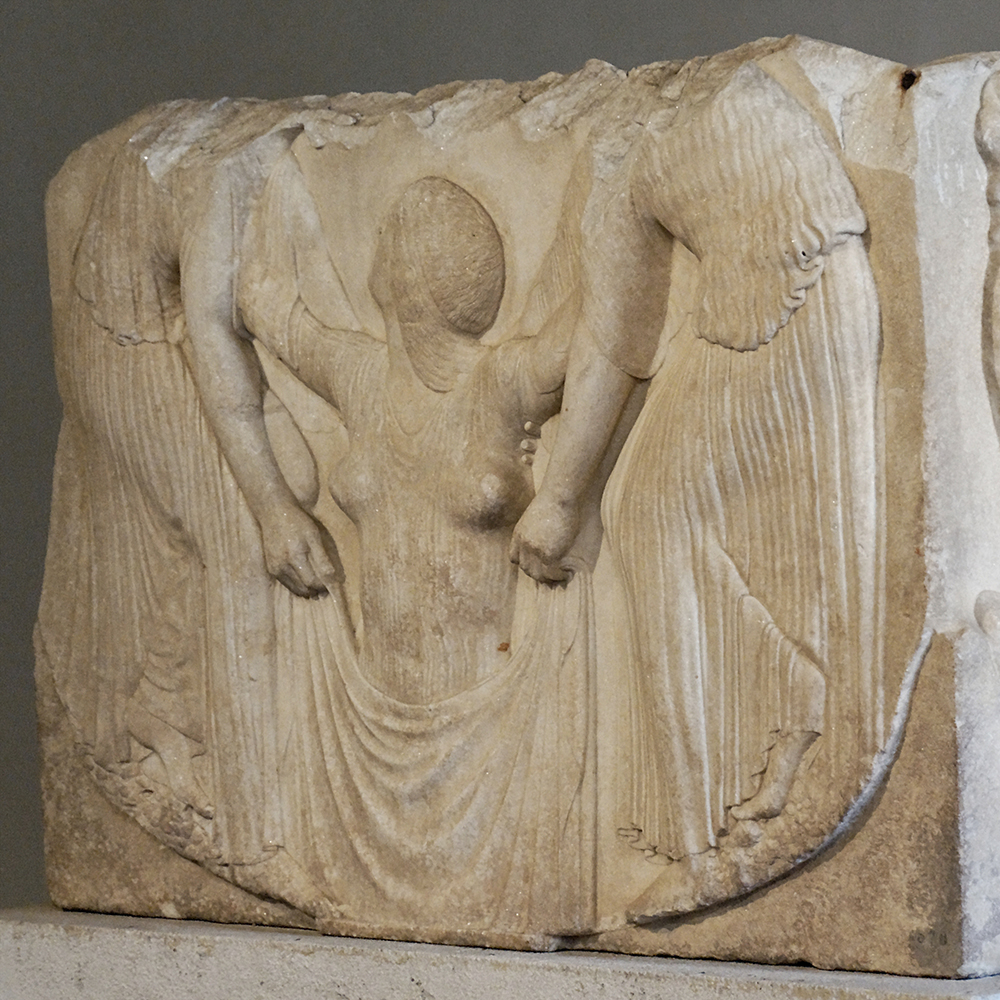 Ludovisi Throne Greek Goddess Aphrodite marble relief