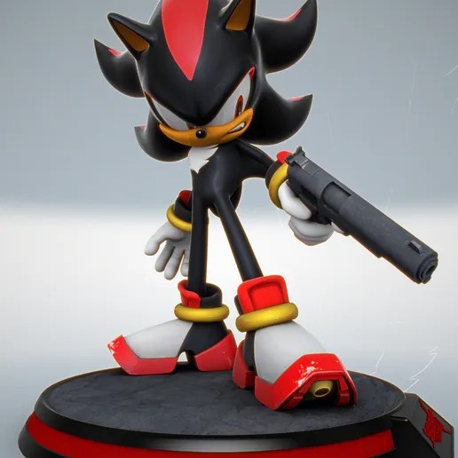 Shadow Hedgehog Statue