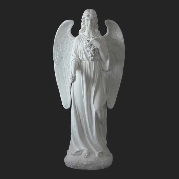 Sympathy Angel Statues marble standing angel