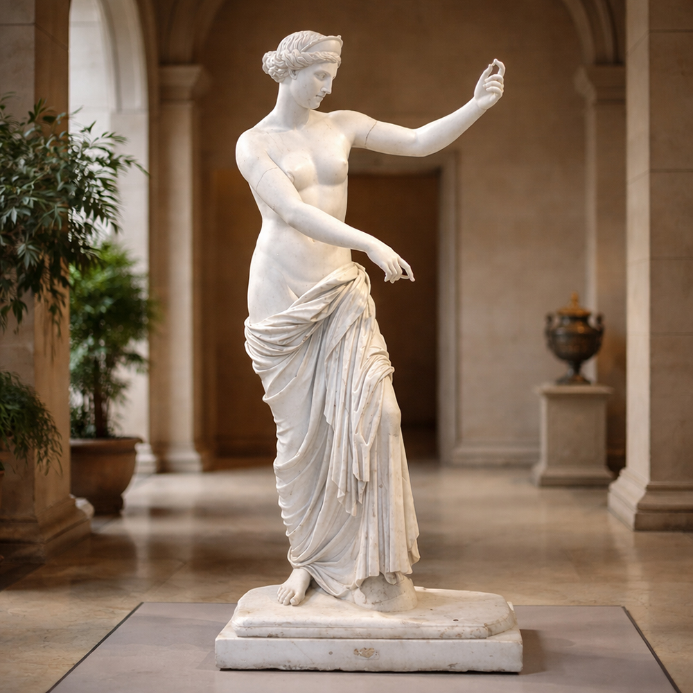 Venus of Arles Aphrodite marble hall statue