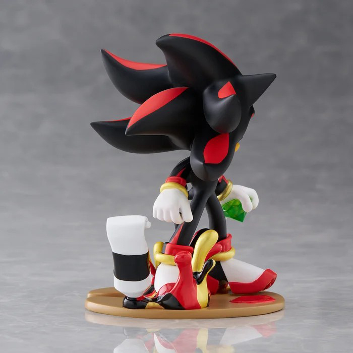 back Sonic Shadow with Emerald fiberglass Statue