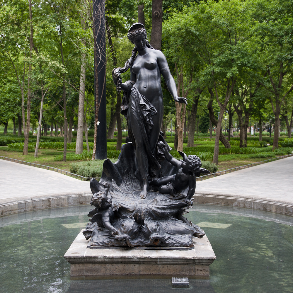 bronze Aphrodite Water Fountain outdoor