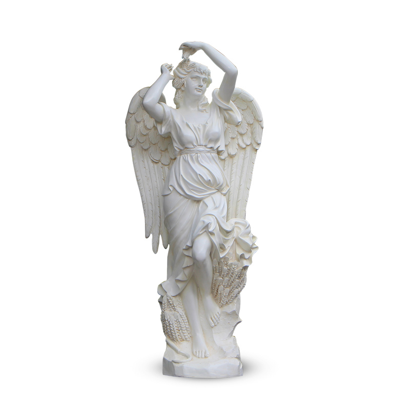 fiberglass 4 Seasons Angel Statues with wheat