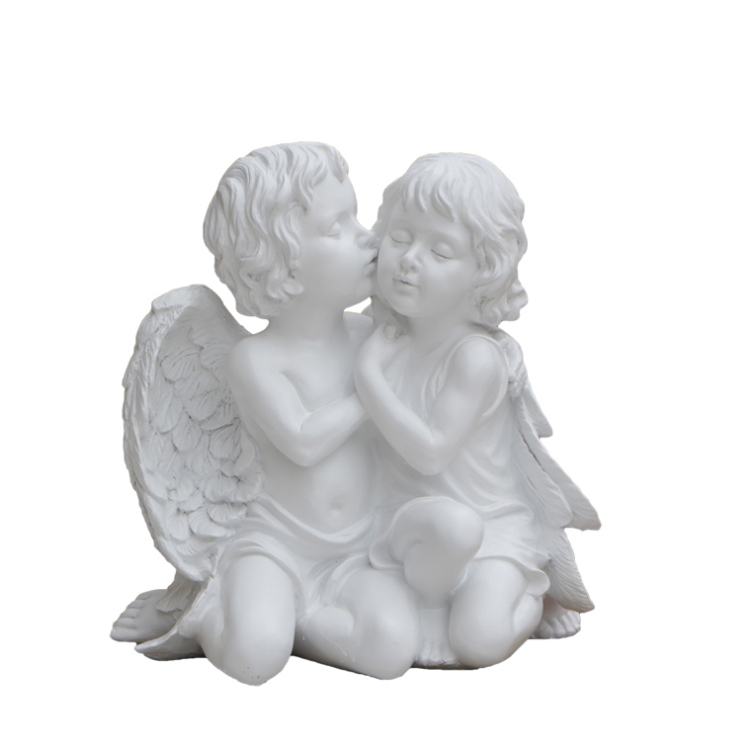fiberglass Kissing Cherub Statues for Sale