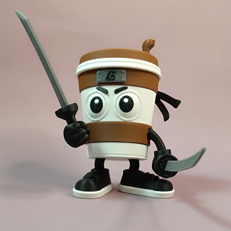 fiberglass Murderous Cappuccino Statue