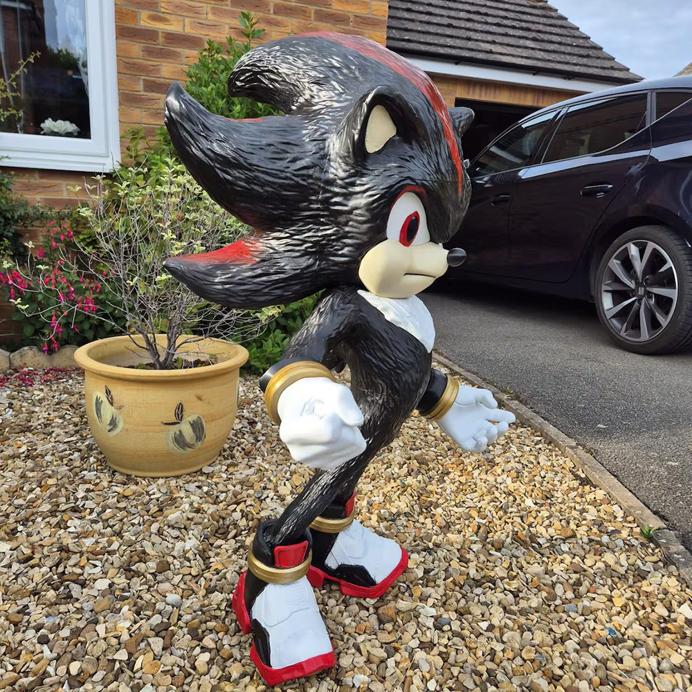 life size shadow fiberglass statue