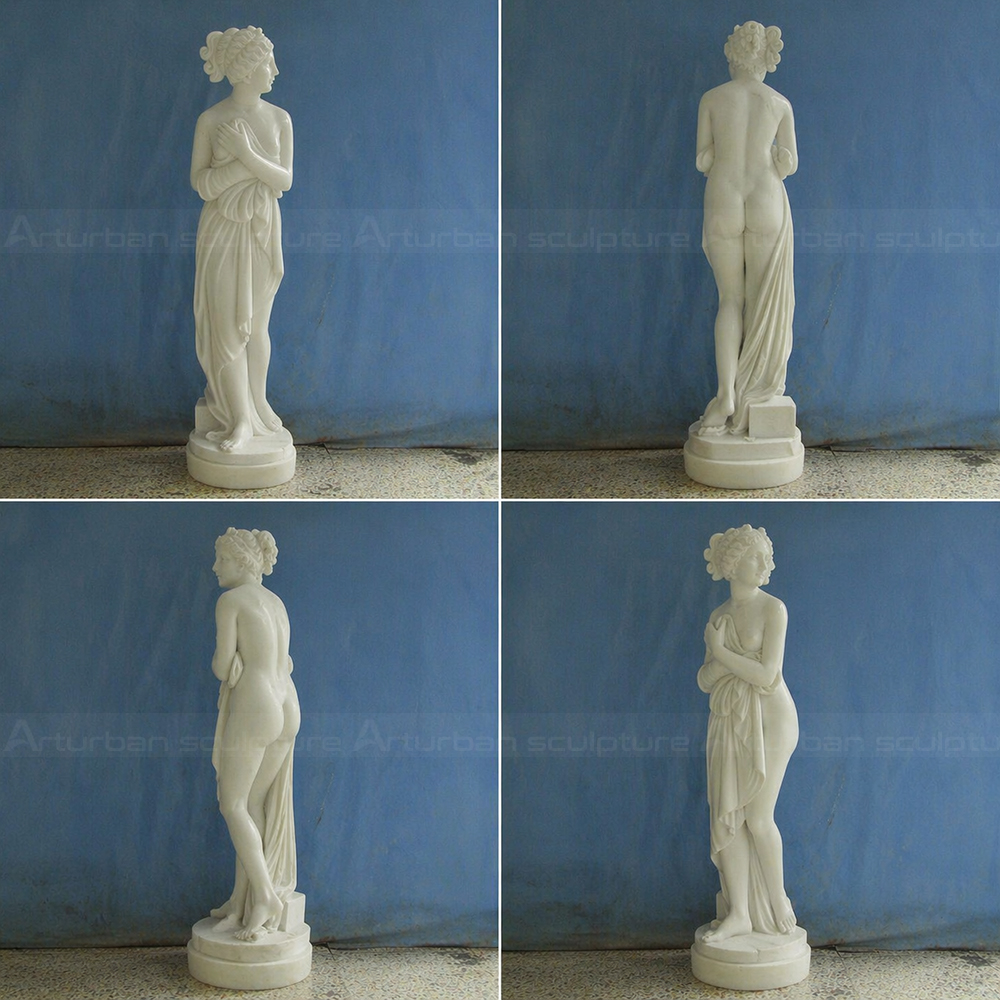 marble statue of aphrodite different angle views2