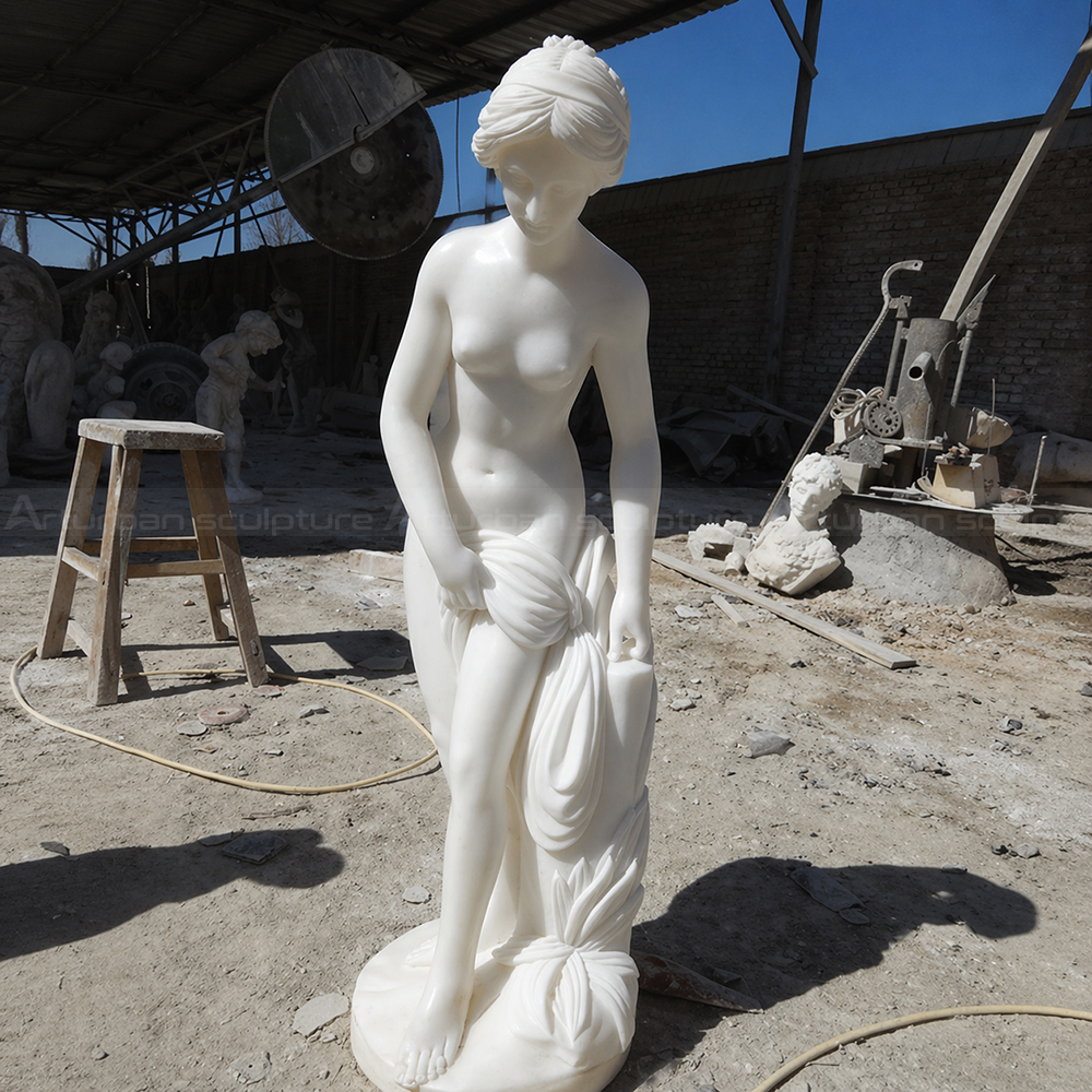marble venus bath sculpture