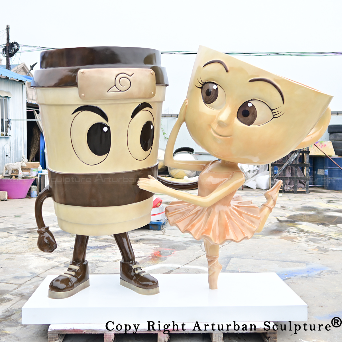 0 Italian Brainrot fiberglass statue for theme parks