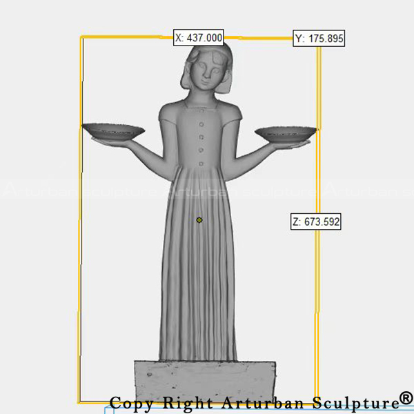 5-3D-Design of bird girl statue