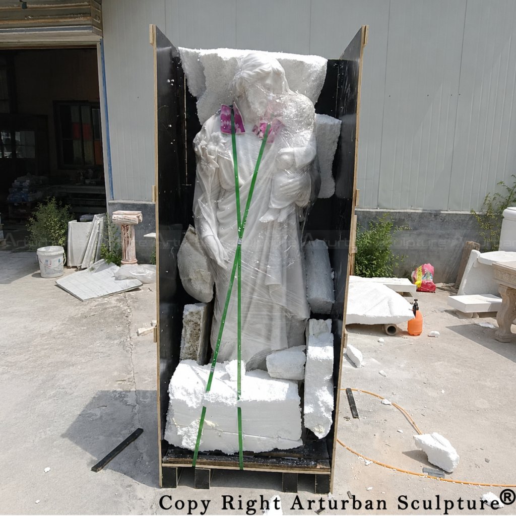 5 Packed saint joseph outdoor statue for shipping