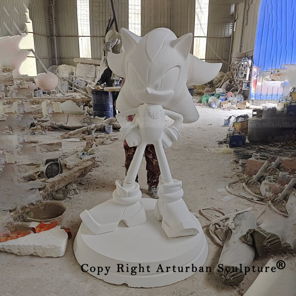 5 foam mold of life size shadow sculpture