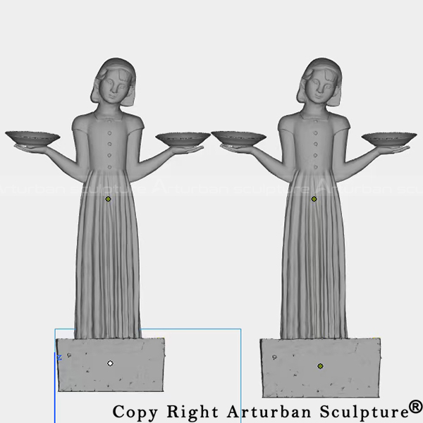 5 midnight in the garden of good and evil statue 3D design
