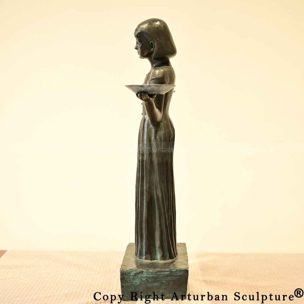 7 Midnight in the Garden of Good and Evil statue in bronze