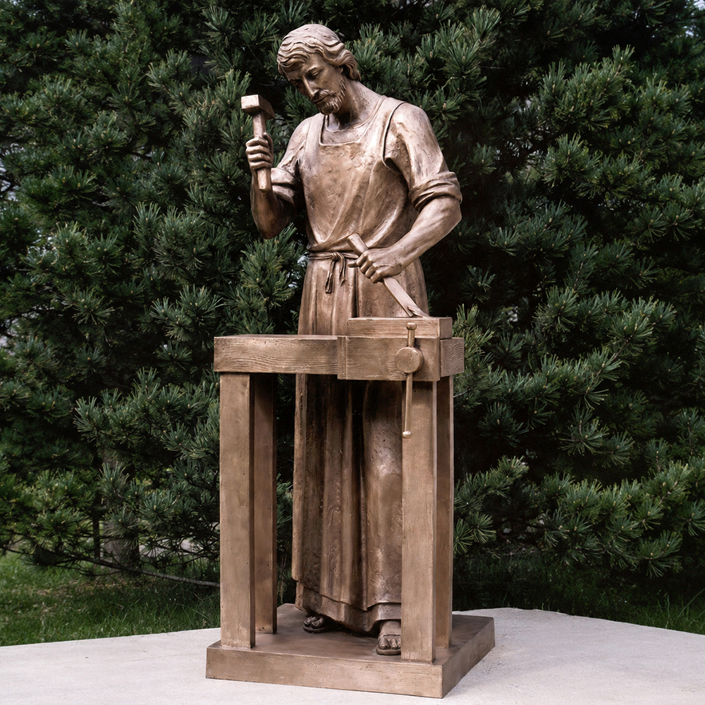 8 statue-st-joseph-the-worker-bronze