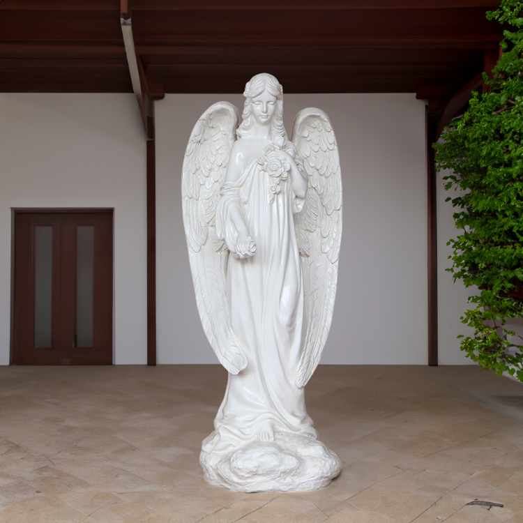 Angel Statue in Garden
