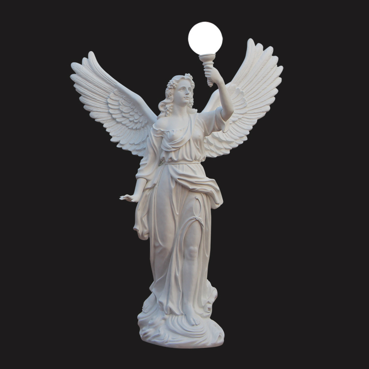 Angel Statue with Light fiberglass left hand