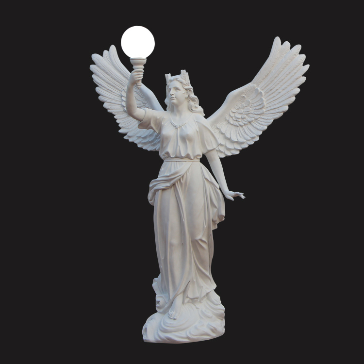 Angel Statue with Light fiberglass right hand