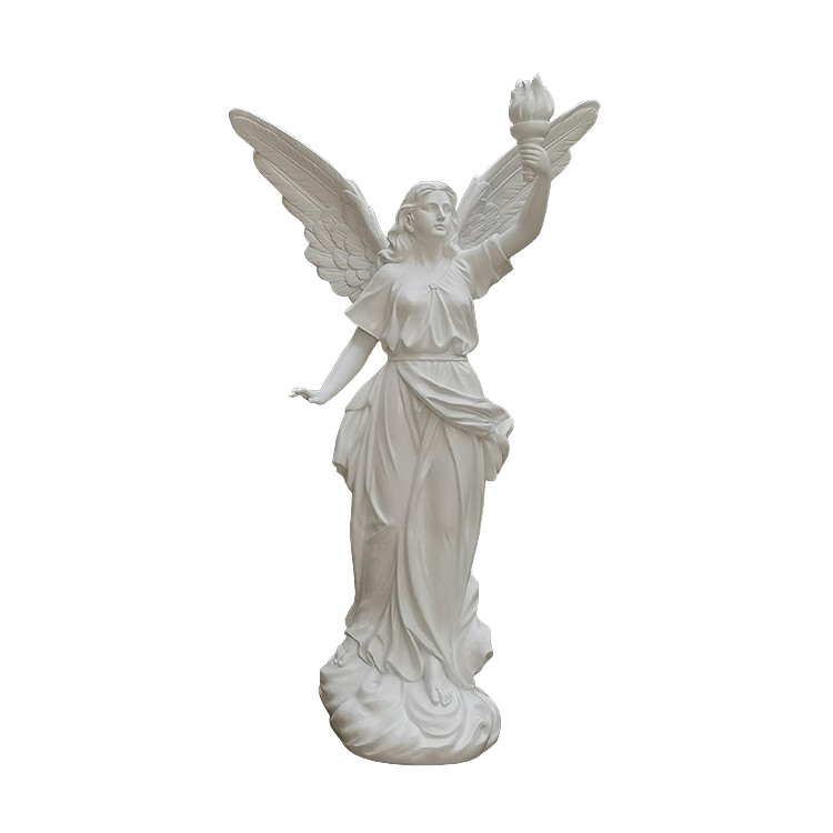 Angel with Torch Statue fiberglass left hand